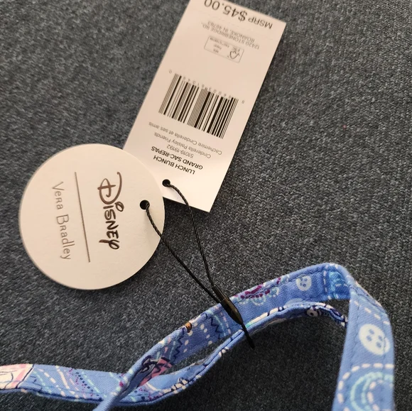 Vera Bradley Disney Cinderella Paisley Friends Lunch Bunch - Picture 3 of 7